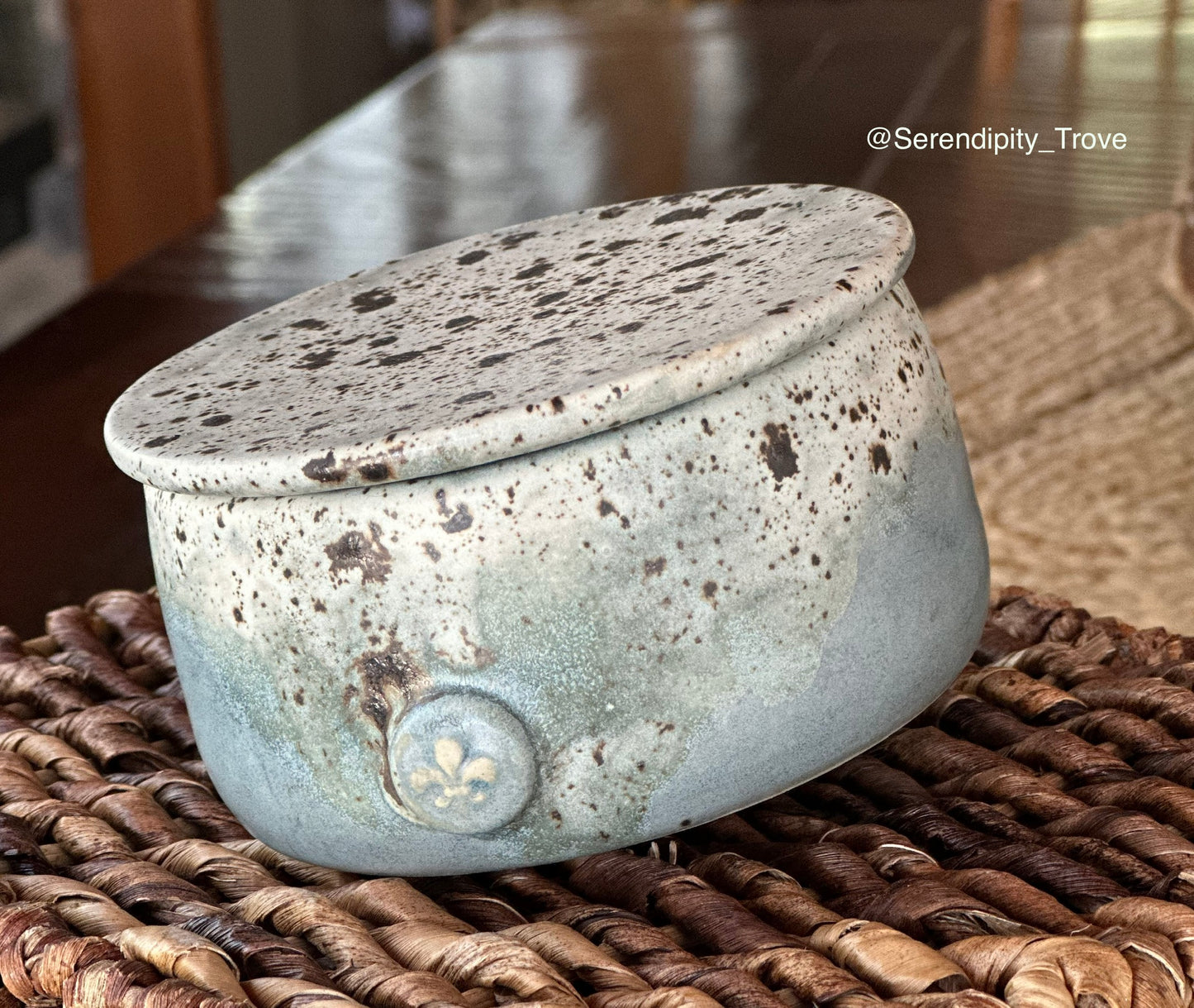 "Bon Matin" - French butter dish