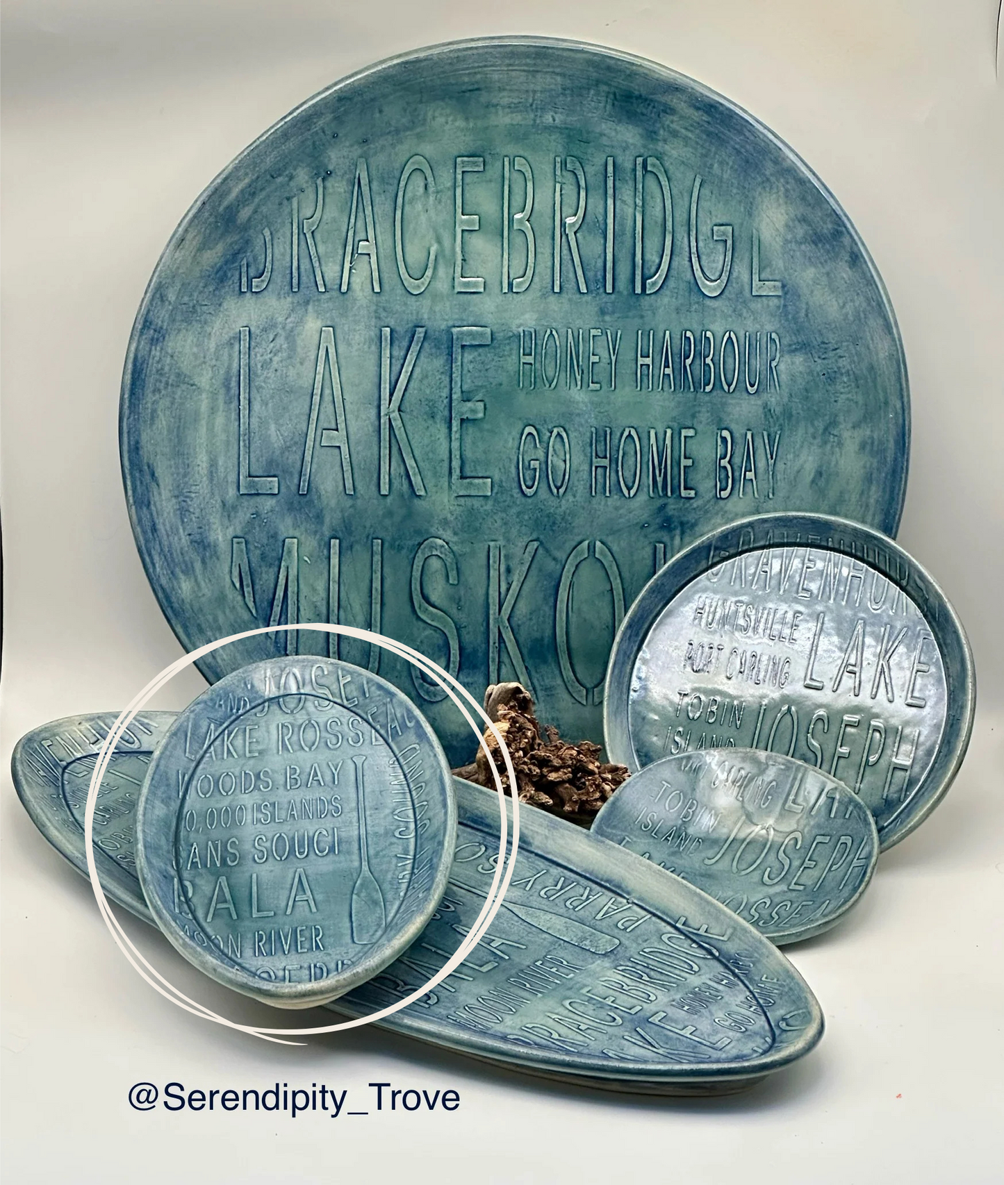 "Cottage Country" - Serving set