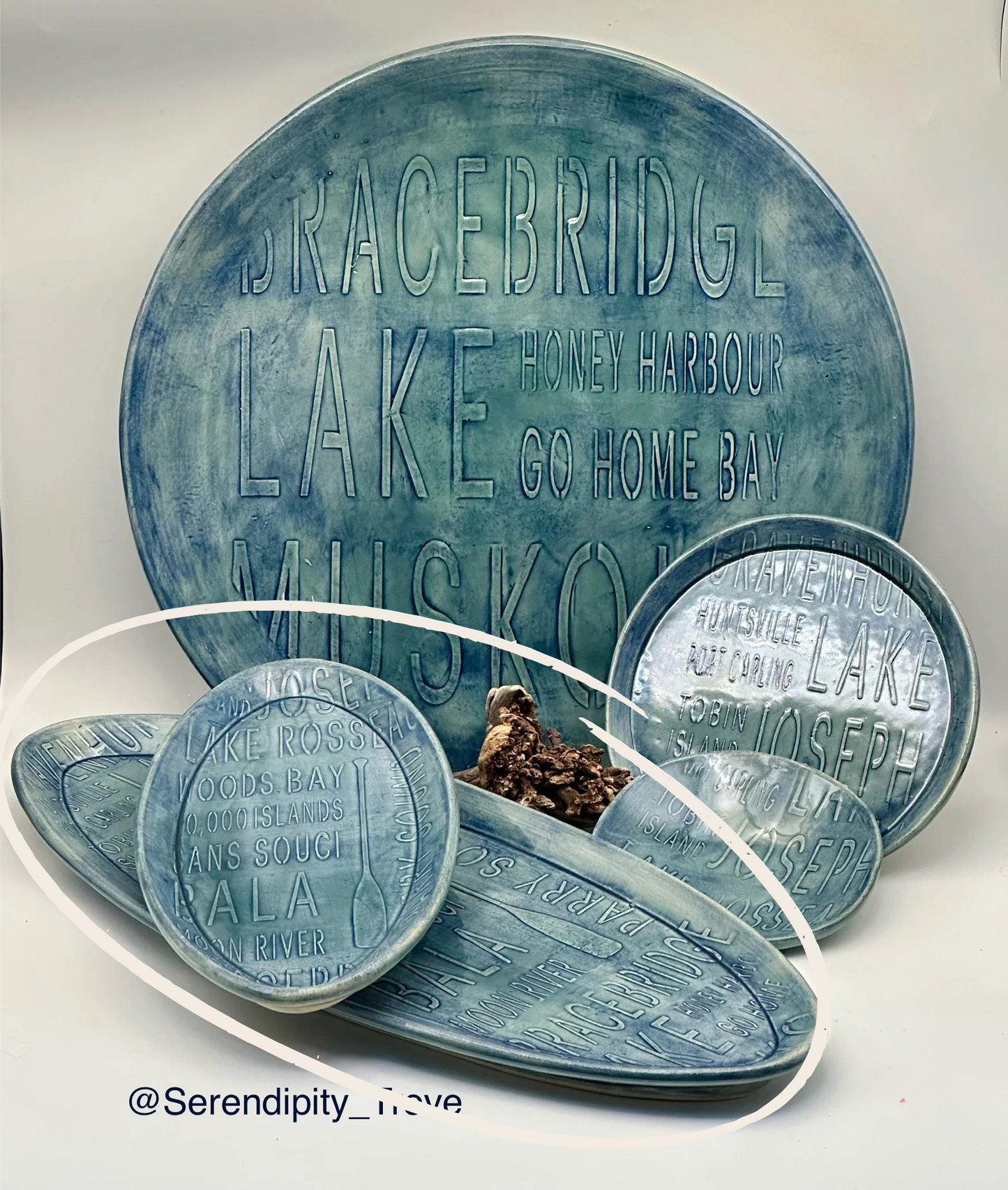 "Cottage Country" - Serving set