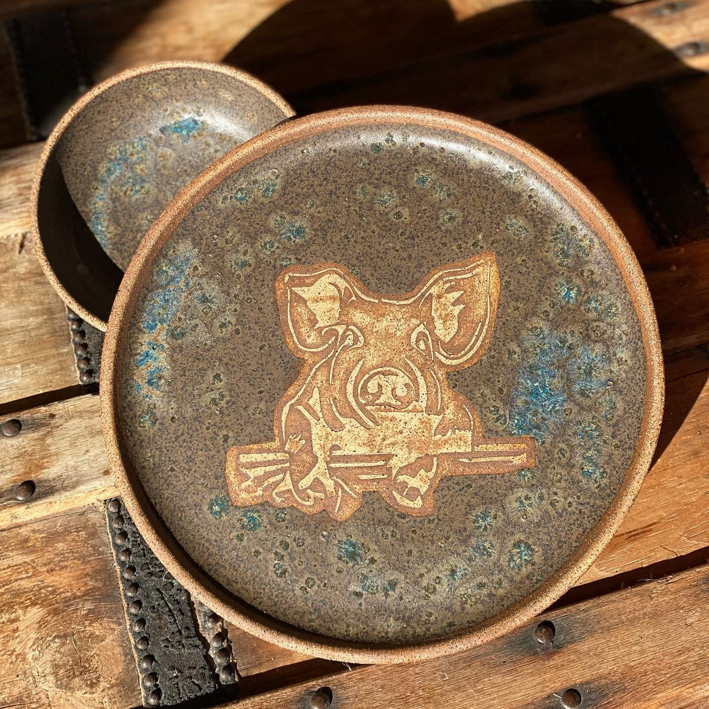 "Maisie" - Medium plate with dish