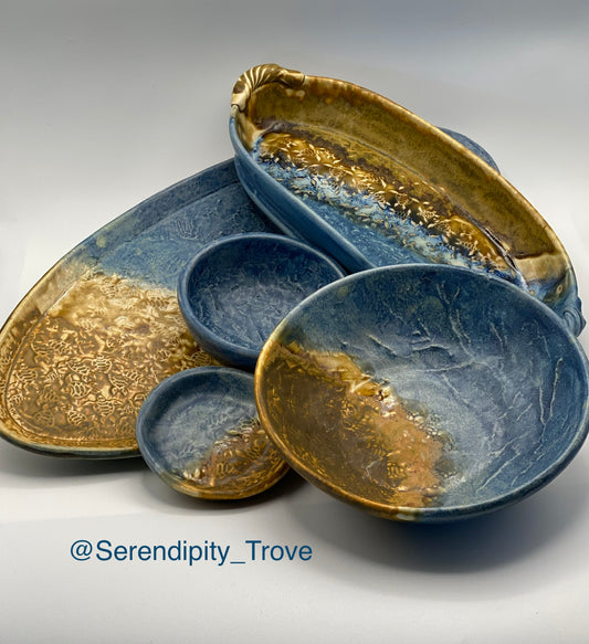 "Seaward Bound" - Serving set