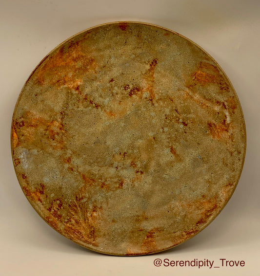 "Copper Fire"  - Large platter