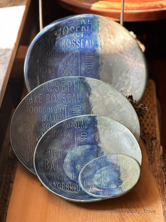 "Water's Edge" - Serving set