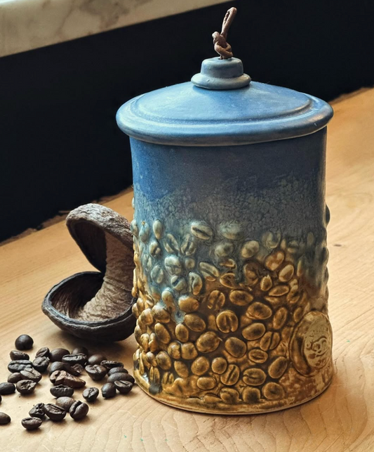 "Coffee Cache" - Medium coffee canister