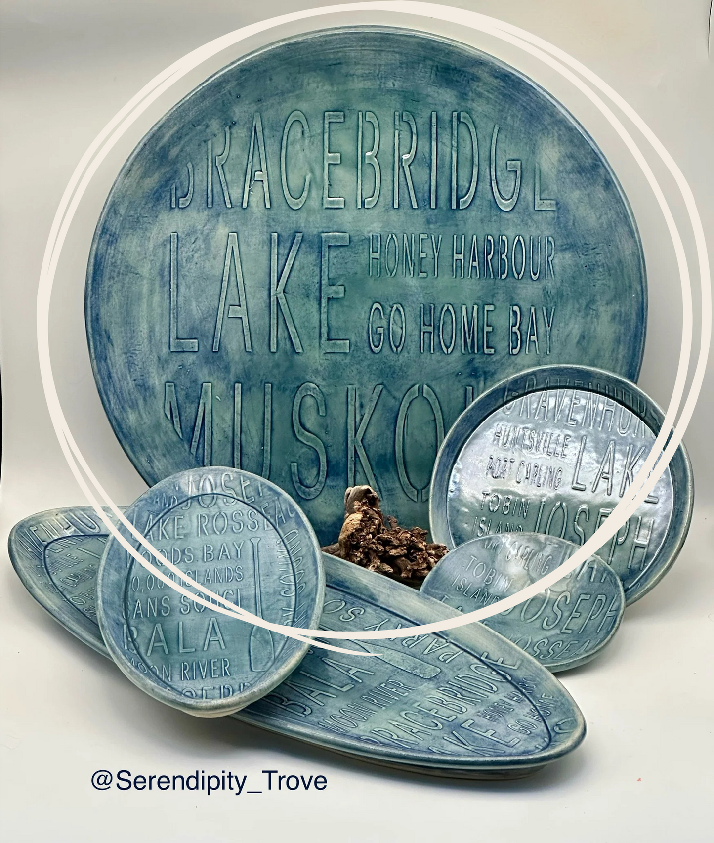 "Cottage Country" - Serving set