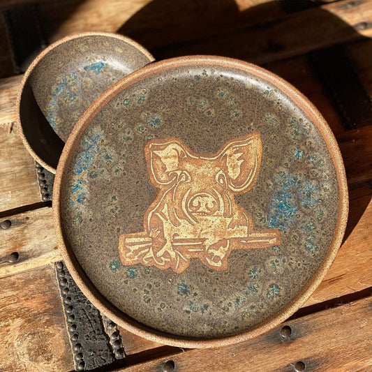 "Maisie" - Medium plate with dish
